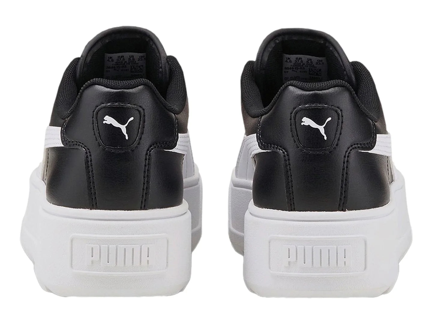 Tenis PUMA Carmen L JR Negro y Blanco para Niña