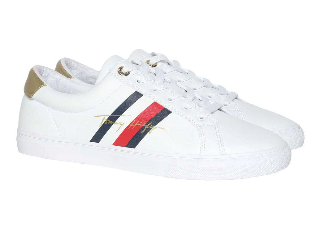 Tenis Tommy Hilfiger IM Essential Webbing Blanco para Mujer