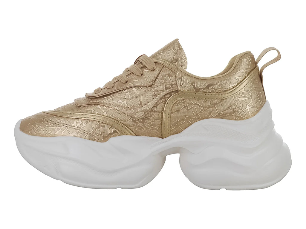 Tenis Platini Dorado para Mujer