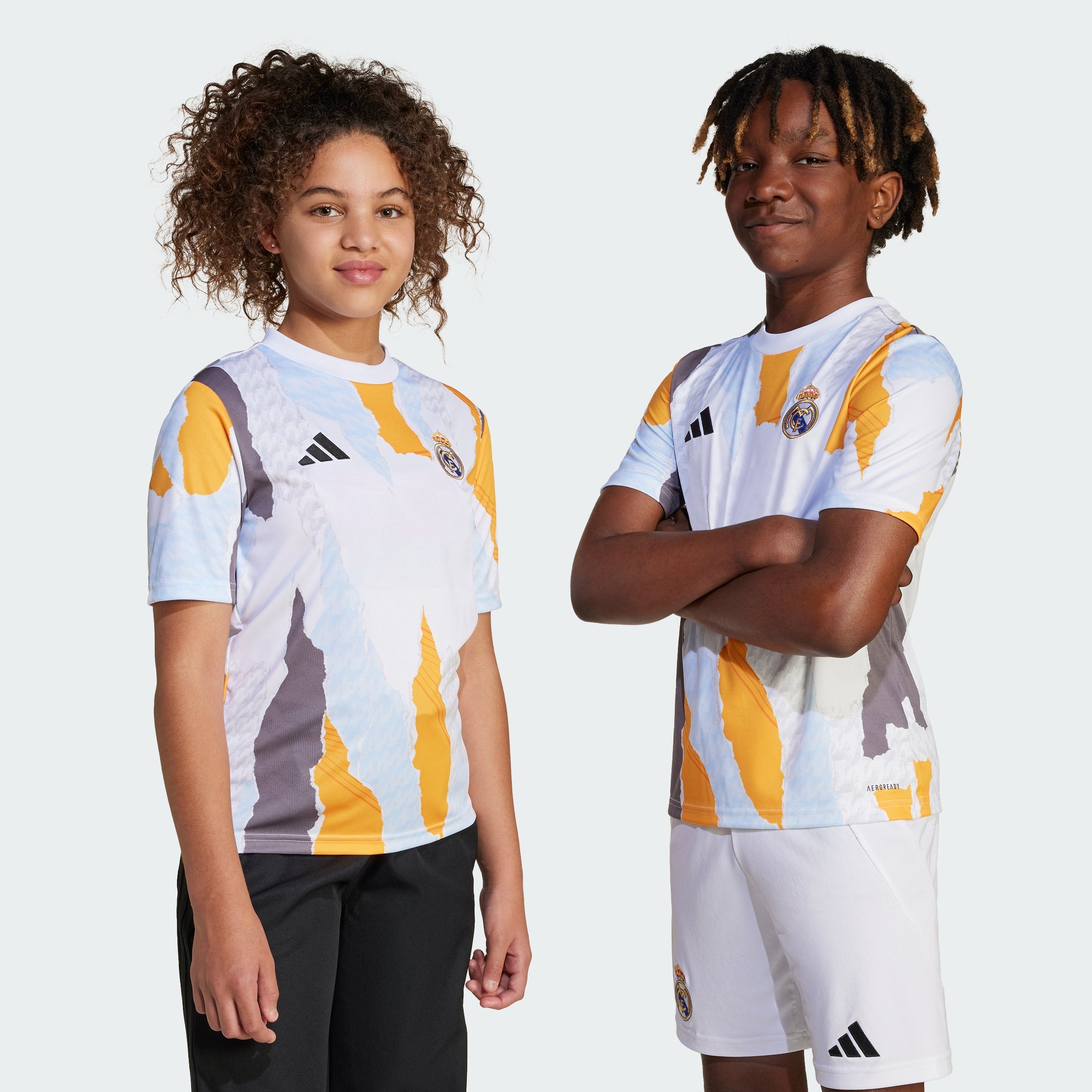Kids' adidas Real Madrid 24/25 Pre-Match Jersey Kids