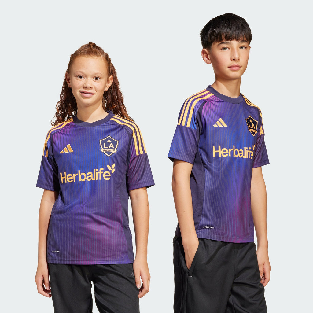 Kids' adidas LA Galaxy 25/26 Away Jersey Kids