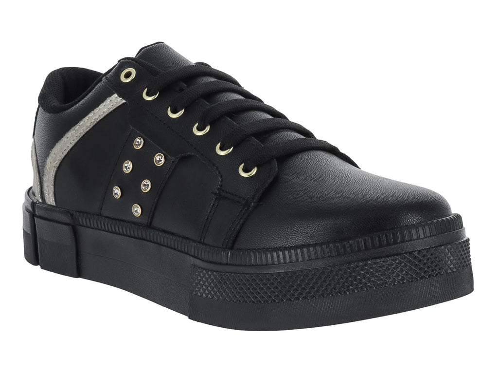 Tenis Andrax Negros de Plataforma para Mujer