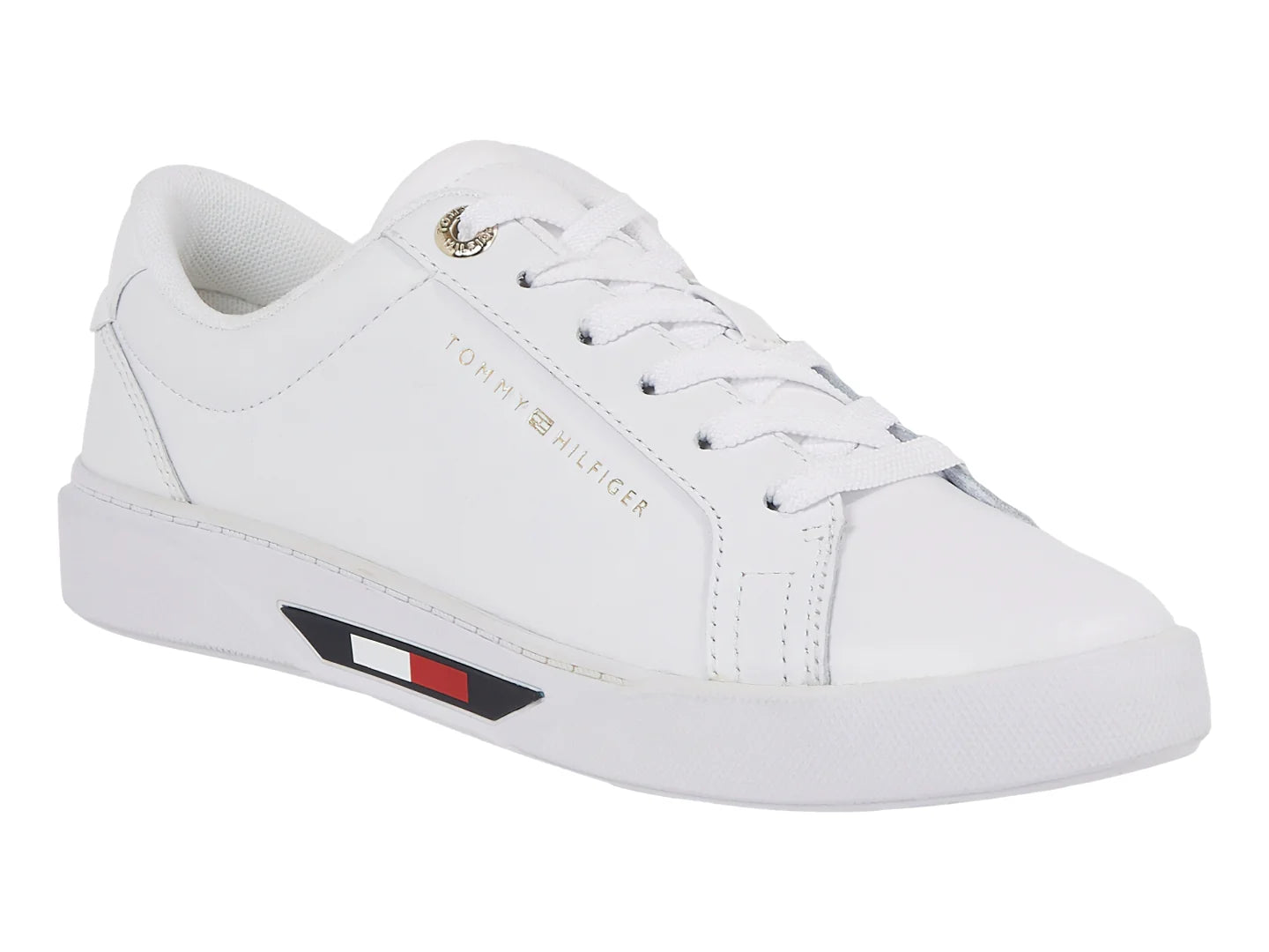 Tenis Tommy Hilfiger Global Stripes Blanco para Mujer