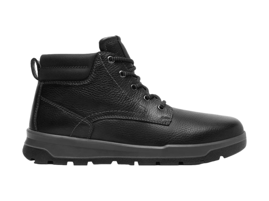 Botas Flexi de Cuero Negro para Hombre