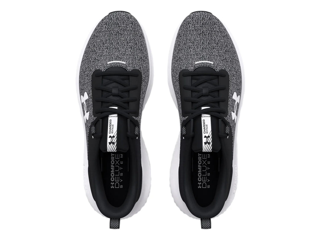 Tenis Under Armour Charged Revitalize Negro y Blanco para Hombre