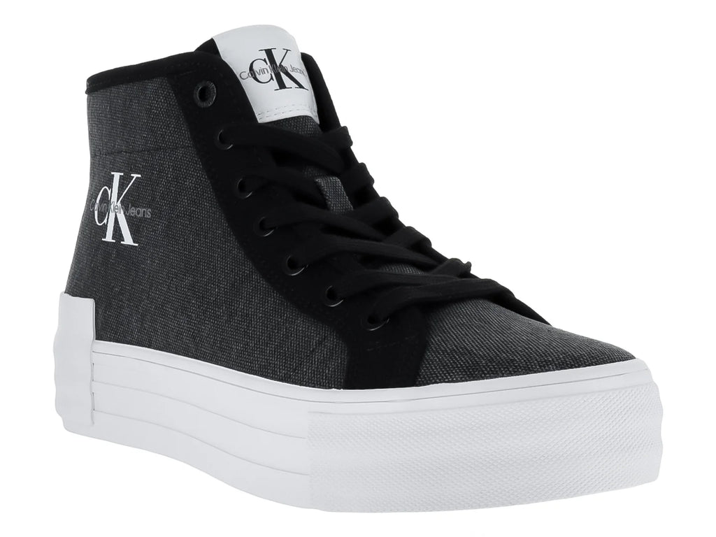 Tenis Calvin Klein Black Bold Vulc Negro para Mujer