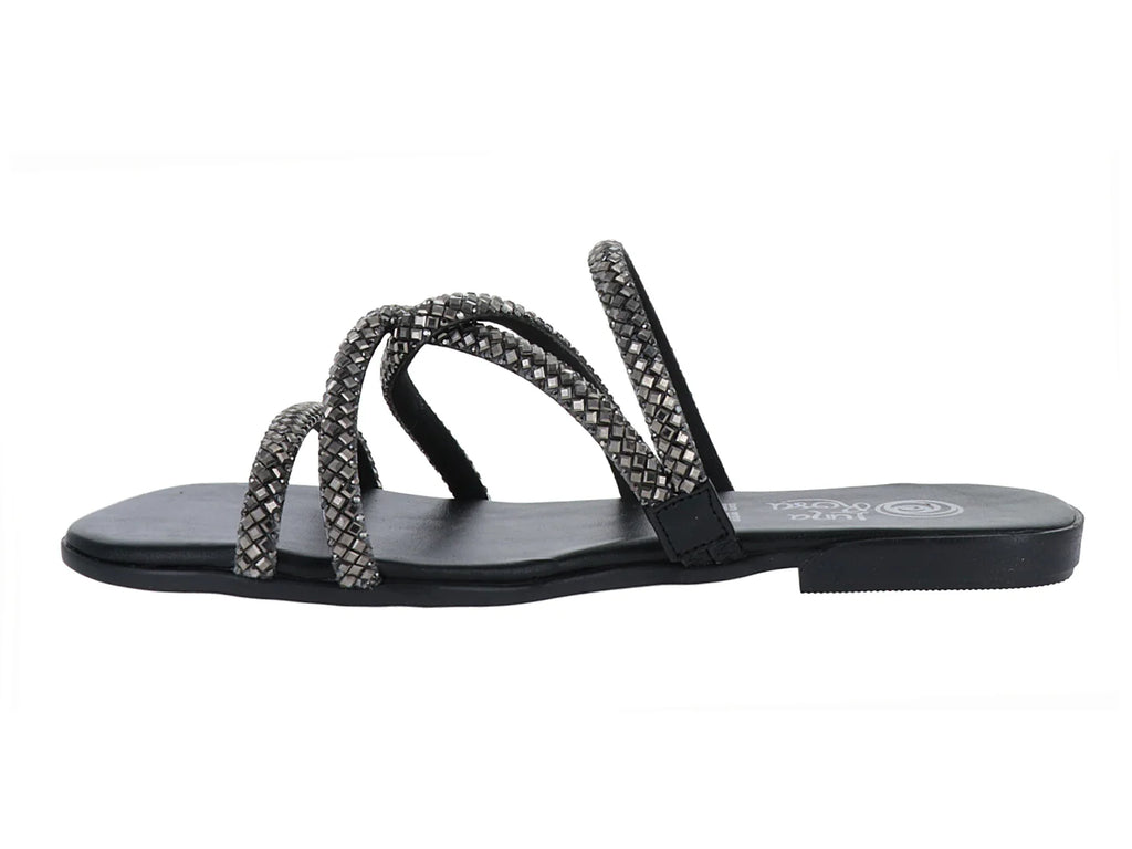 Sandalias Luna Rosa Negro para Mujer