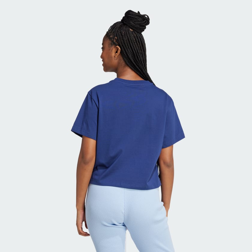 Women's adidas Tech Illustrate Graphic Loose Fit Crop Tee