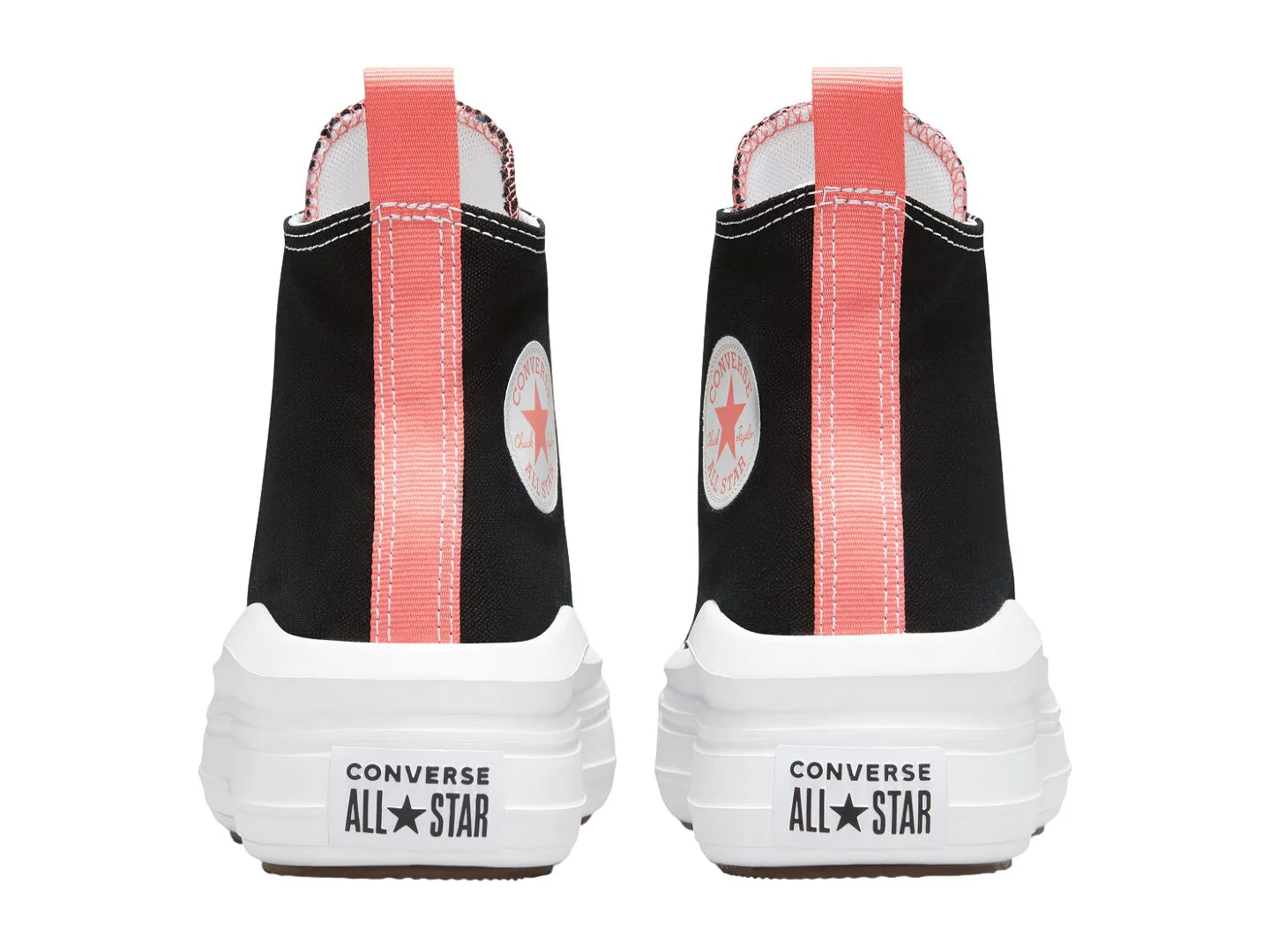 Tenis Converse Chuck Taylor All Star Move Hi Negro y Rosa para Niña