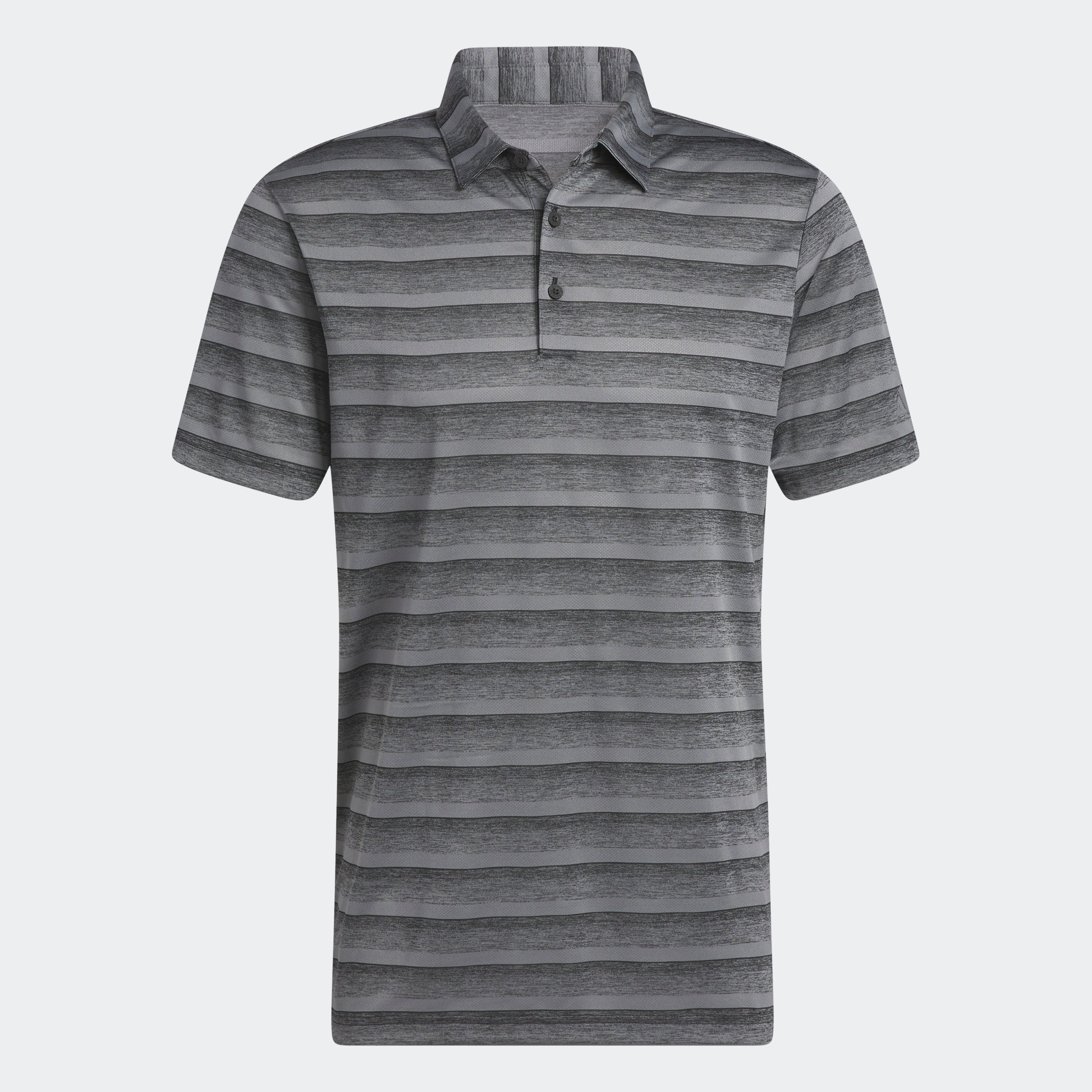 Men's adidas Two-Color Striped Polo Shirt