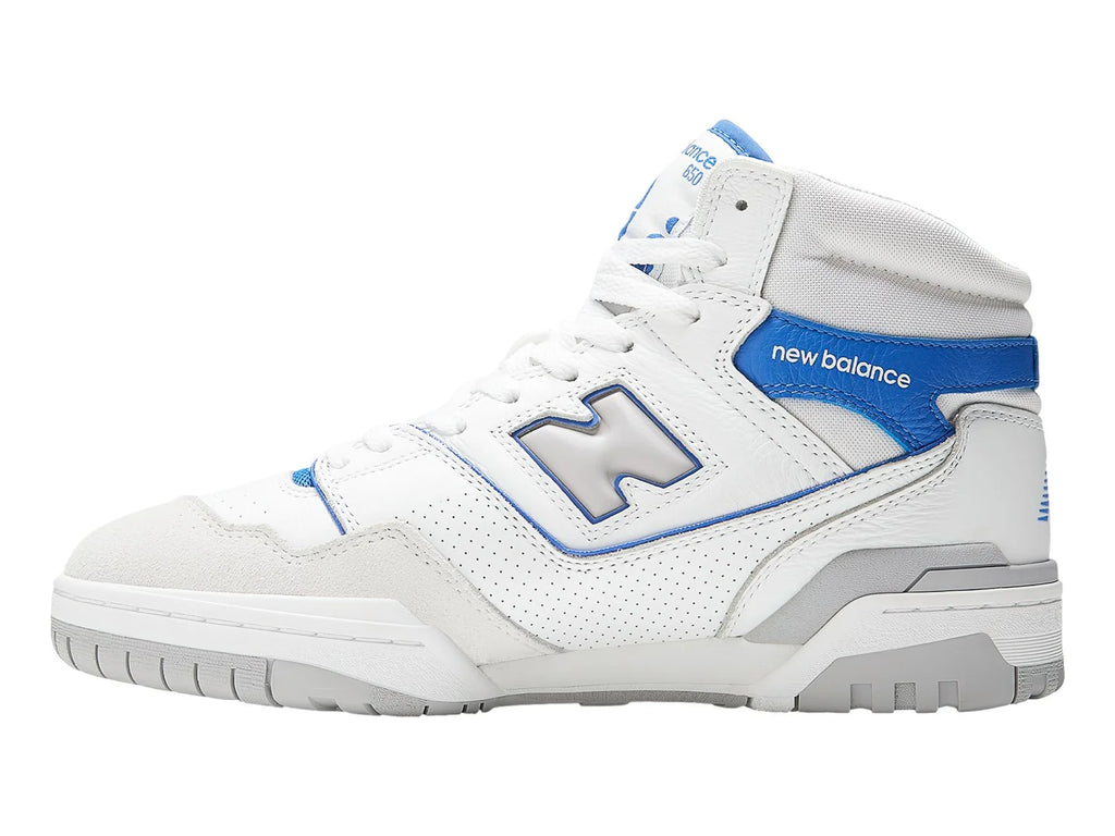 Tenis New Balance BB650 Blanco con Azul para Hombre