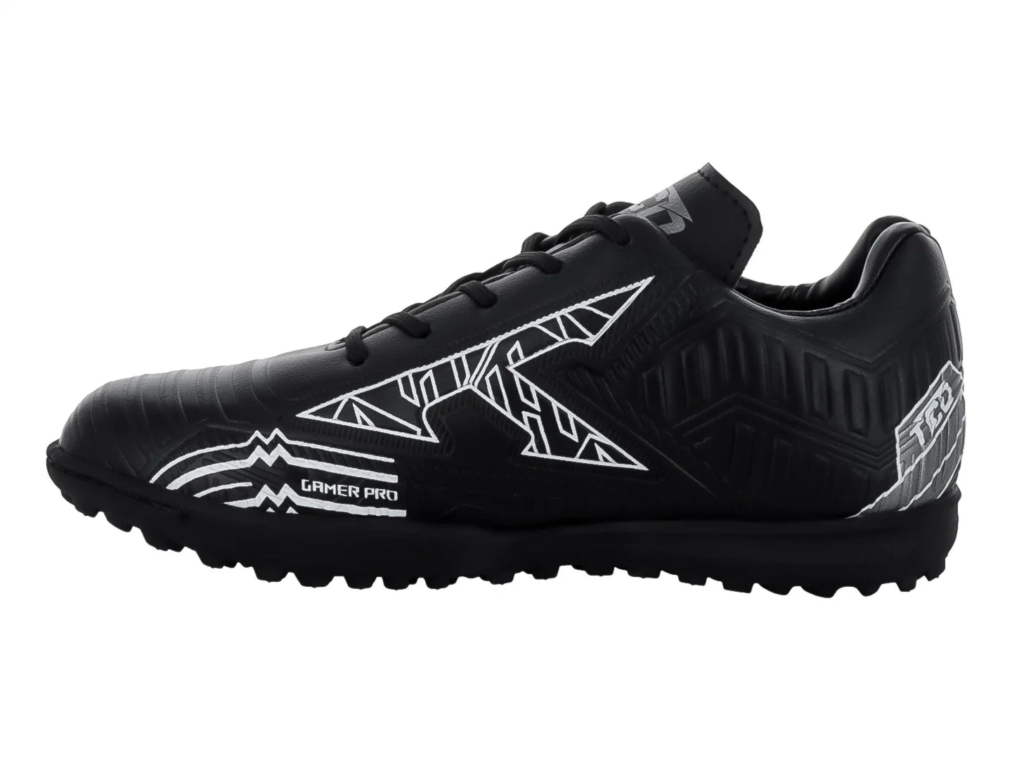 Tenis de Fútbol Leon Trucco Negro con Blanco para Niño