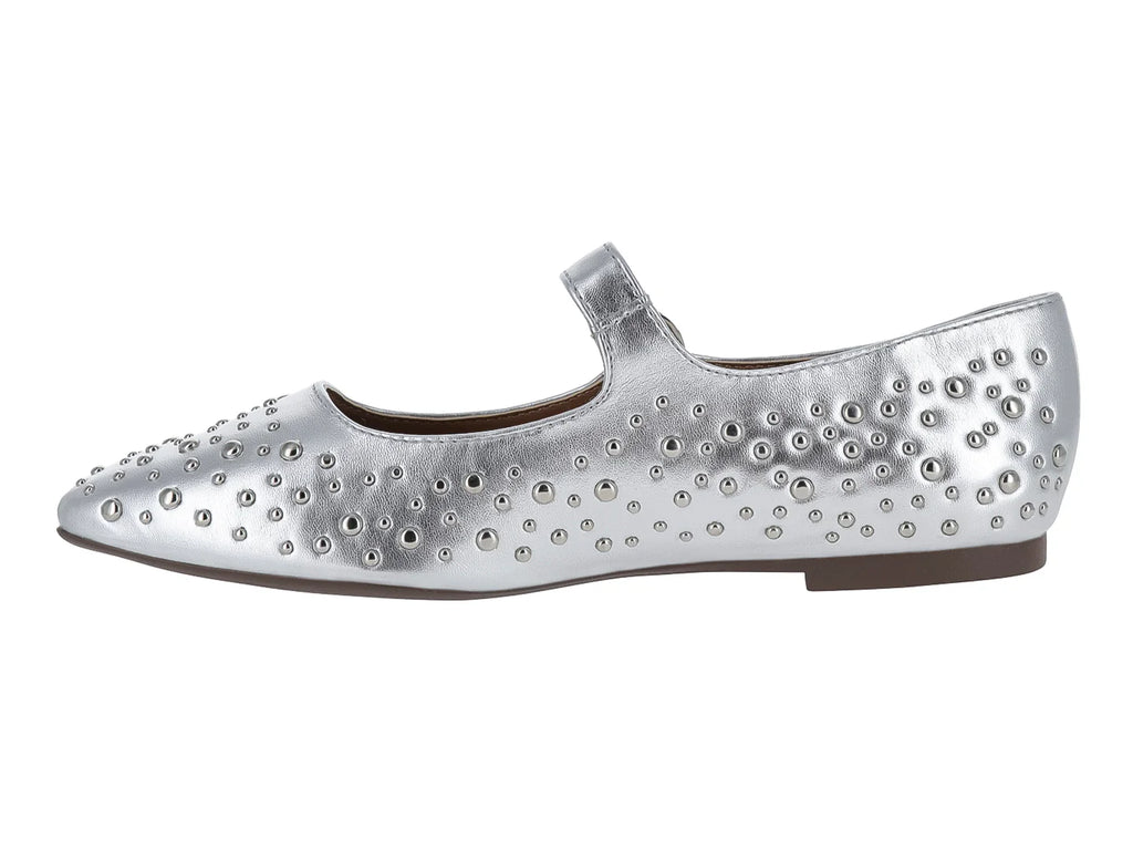 Zapatos Planos Salamandra Plata para Mujer