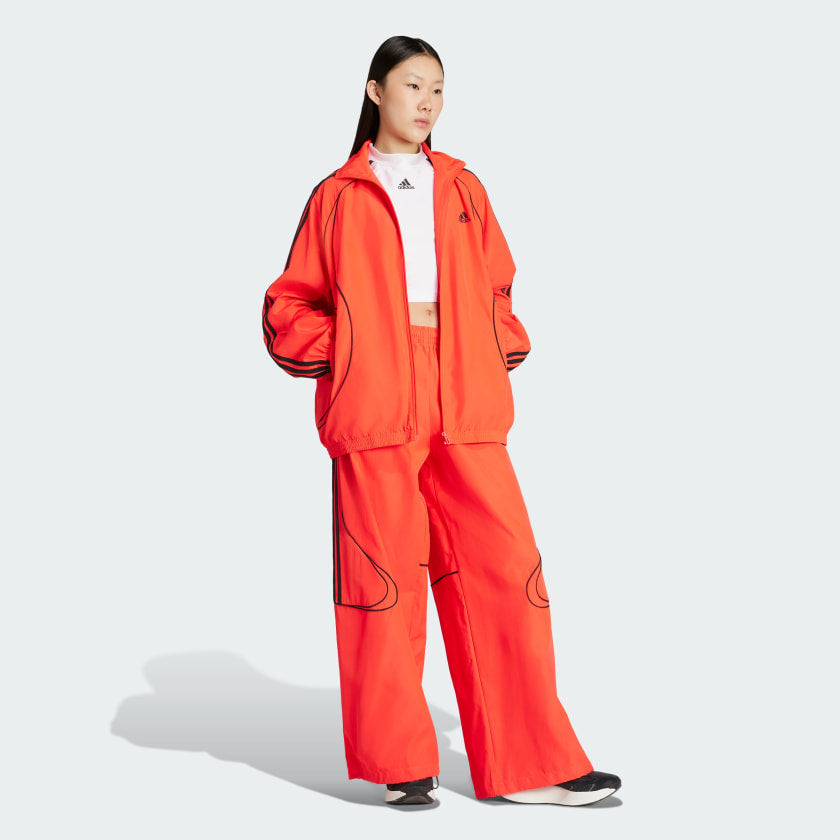 Women's adidas Teamgeist Adicolor Oversized Woven Track Top