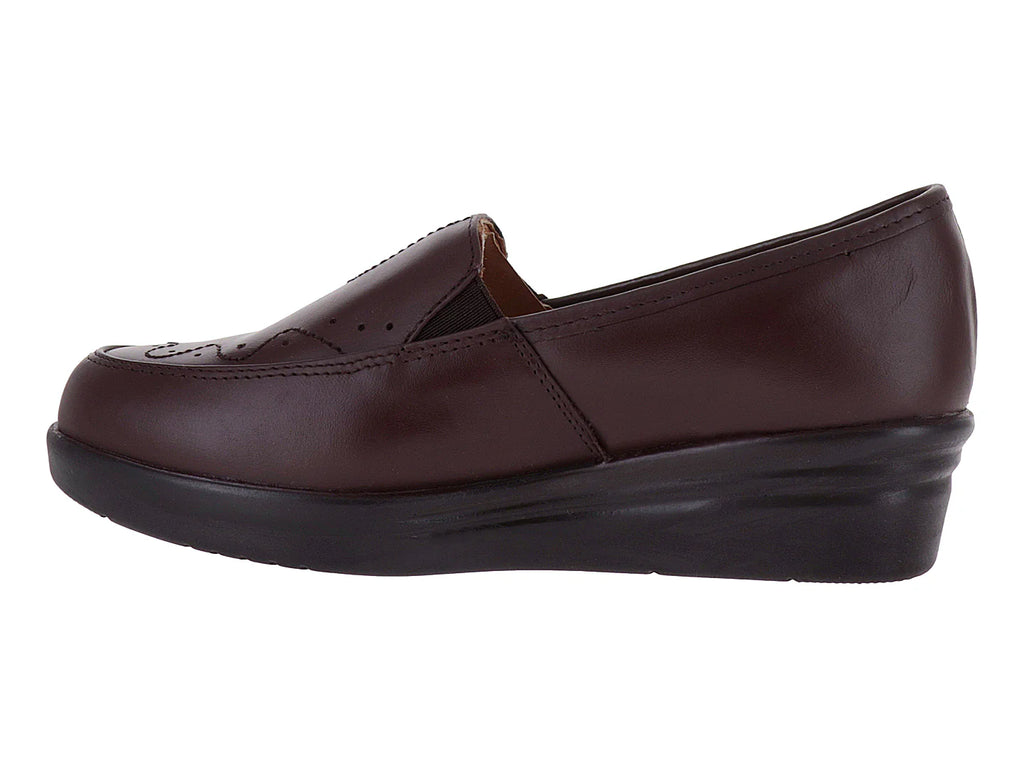 Zapatos Mocasines Mas Descanso Café para Mujer