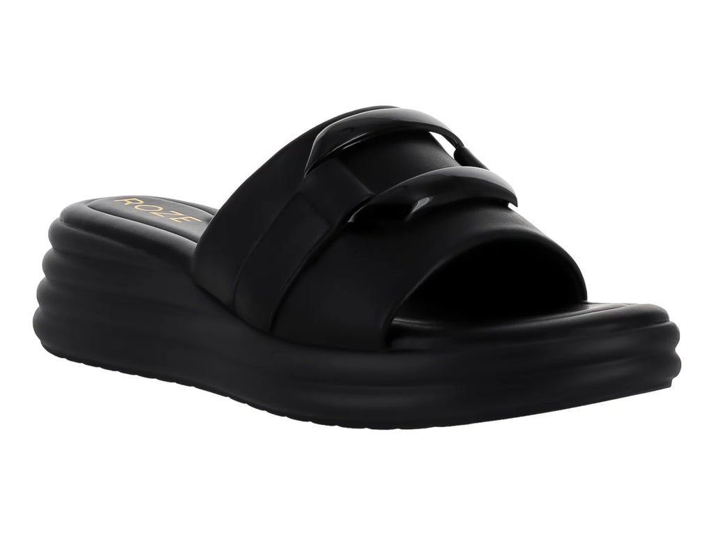 Sandalias ROZE Plataforma Negro para Mujer