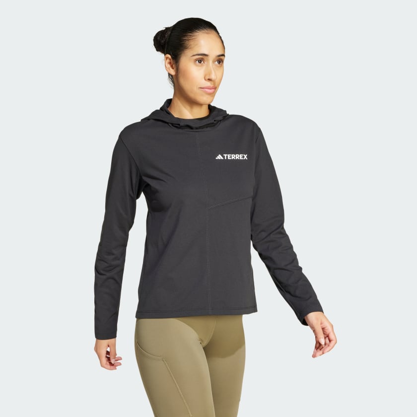 Women's adidas Terrex Multi Climacool Hooded Long Sleeve Top