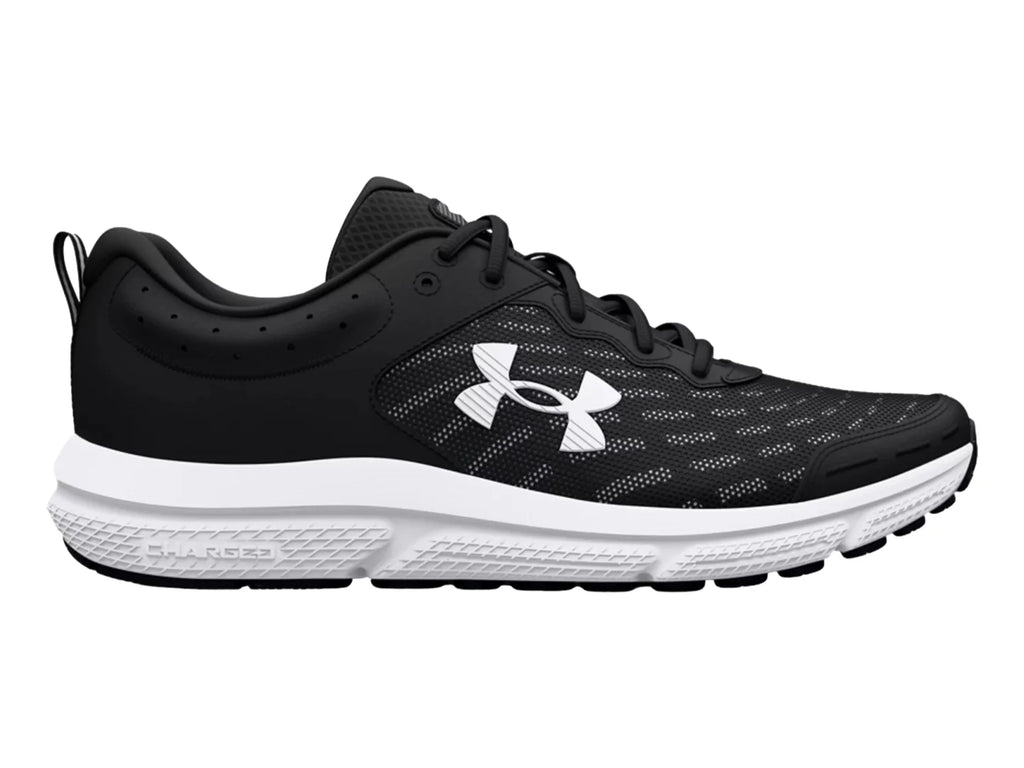 Tenis Under Armour Charged Assert 10 Negro y Blanco para Hombre