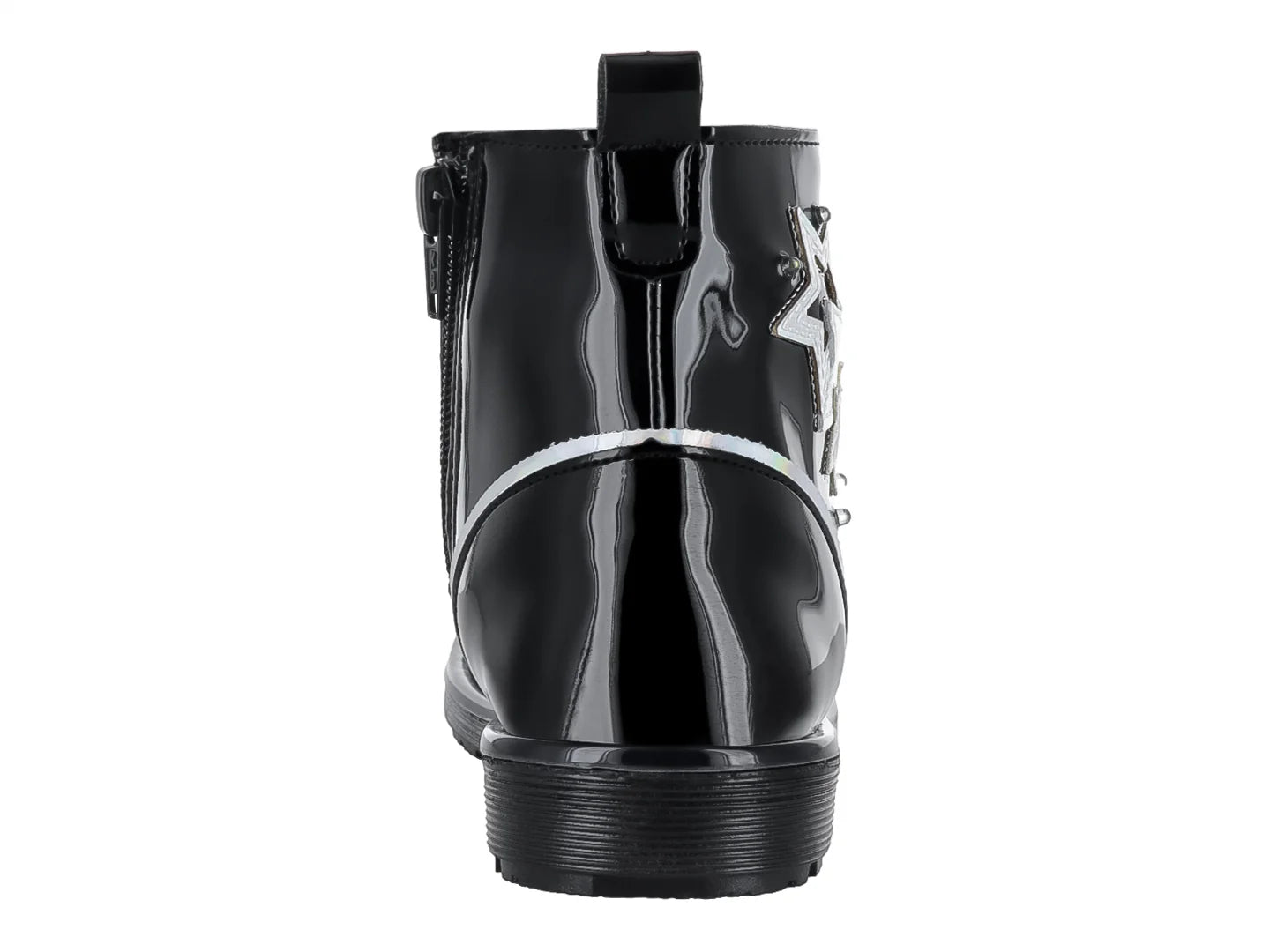 Botas Coqueta Charol Negro para Niña
