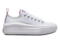Tenis Converse Chuck Taylor All Star Move Blanco y Morado para Niña