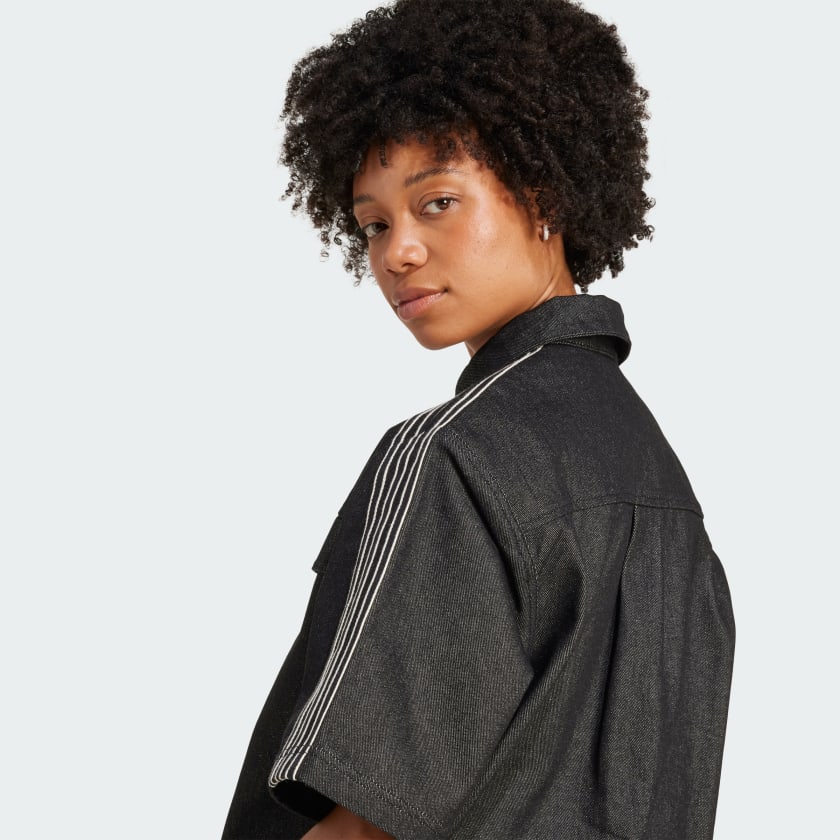 Women's adidas Premium Essentials Denim Shirt Shortsleeve