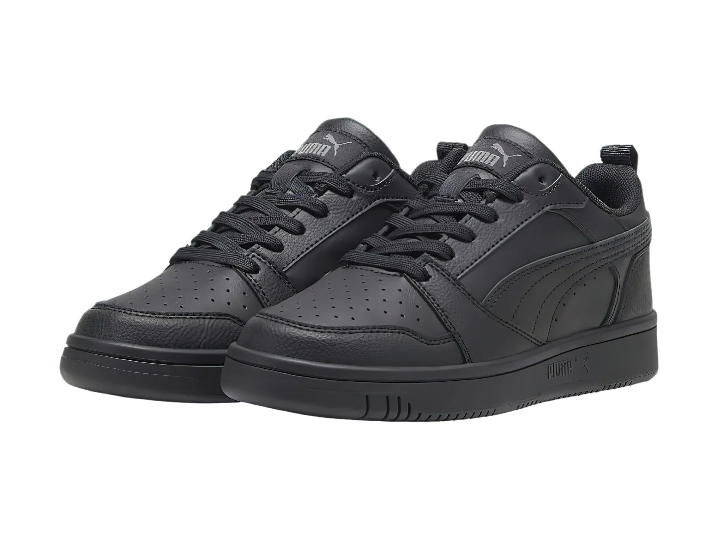 Tenis PUMA Rebound V6 Lo Negro para Niño