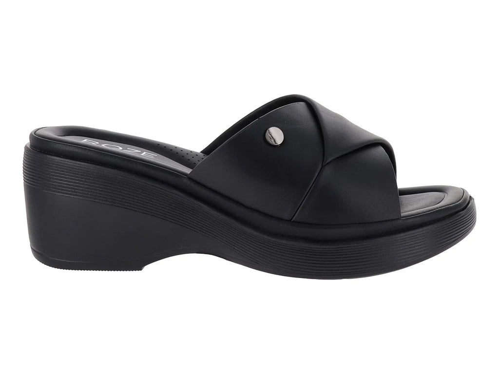 Sandalias de Plataforma ROZE Negro para Mujer