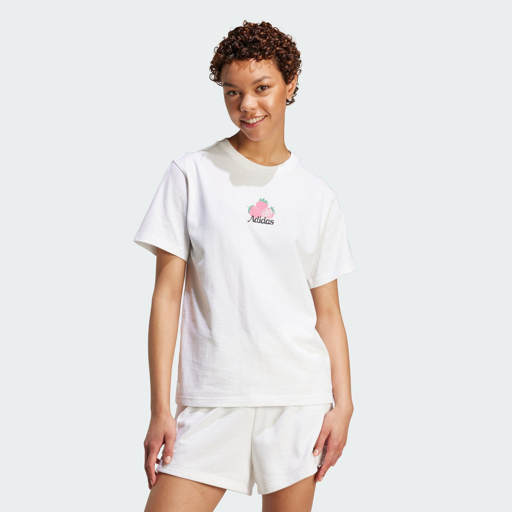 Women's adidas Farmers Market Strawberry Graphic Tee