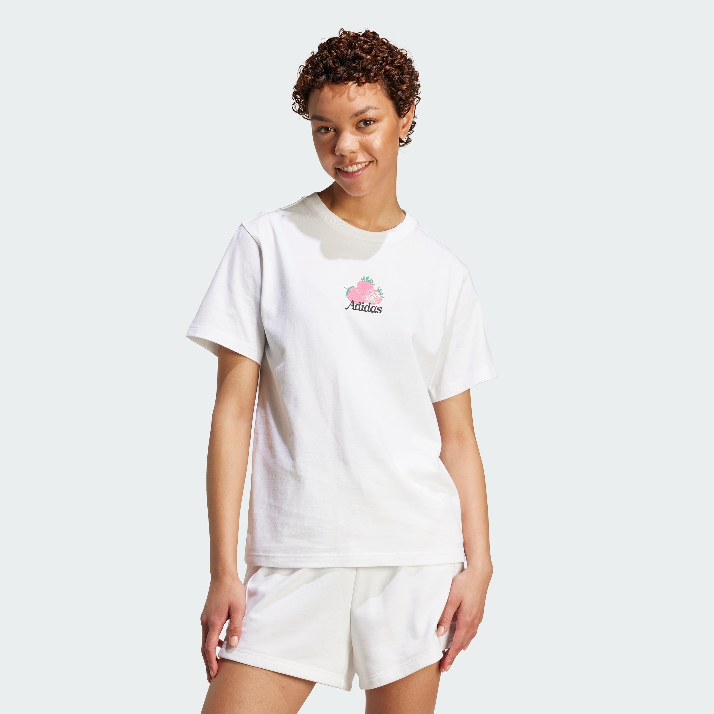 Women's adidas Farmers Market Strawberry Graphic Tee