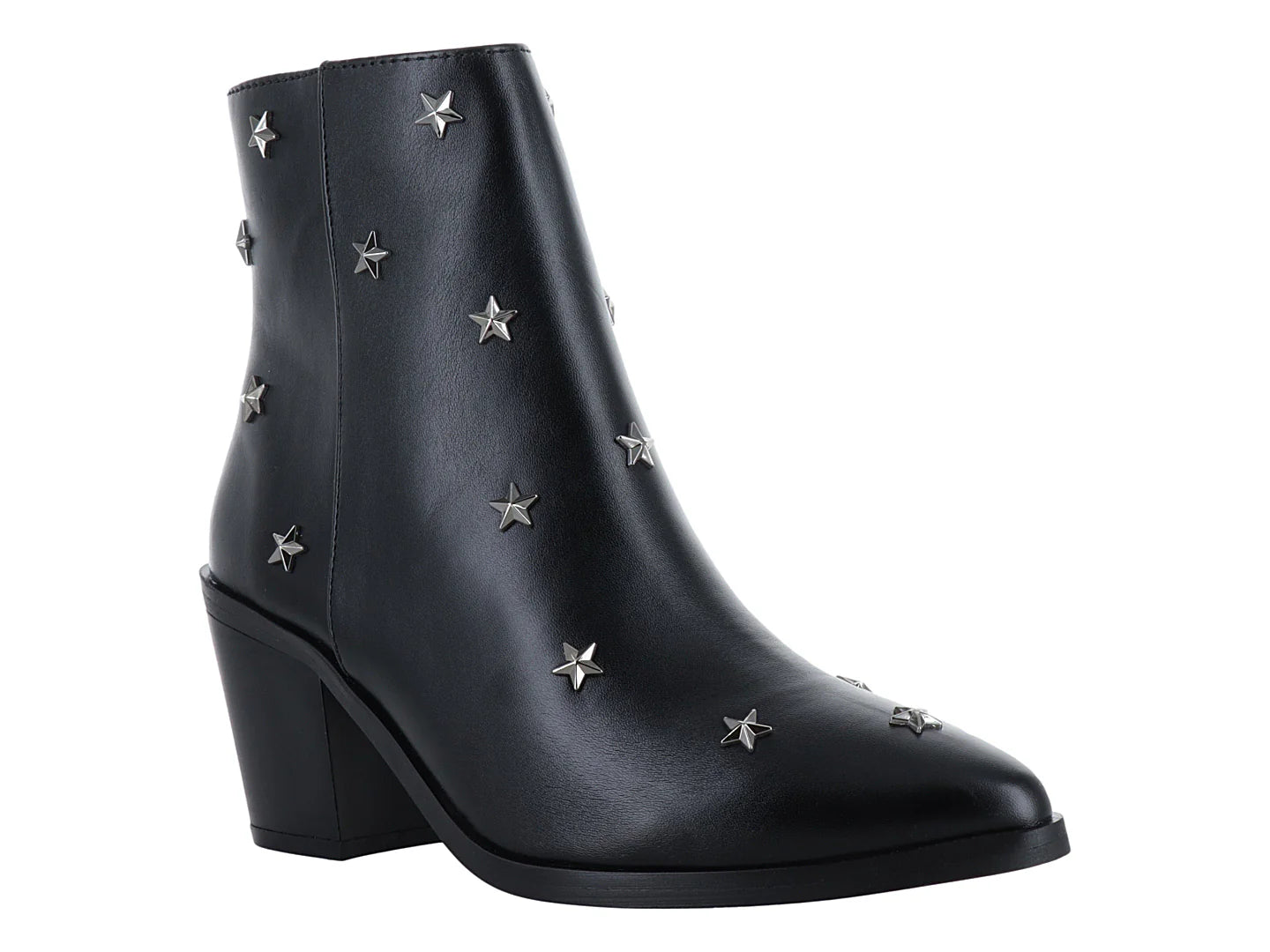 Botines Salamandra Negro con Estrellas para Mujer