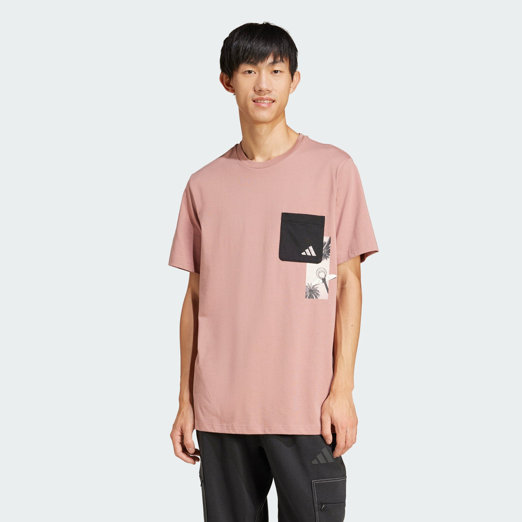 Men's adidas Lens Elevated Pocket Graphic Tee