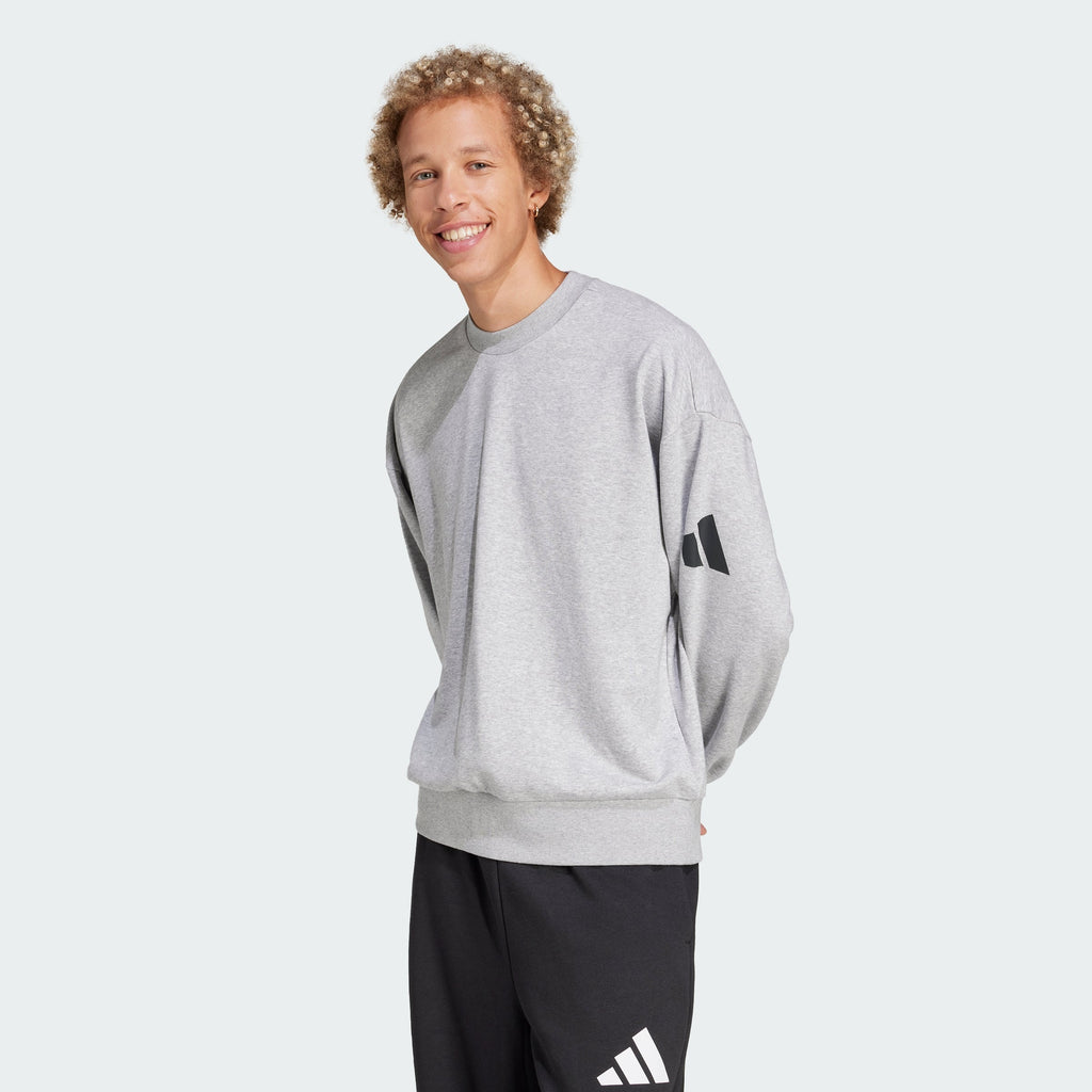 Men's adidas Essentials Loose Fit 3 Bar Logo Sweatshirt