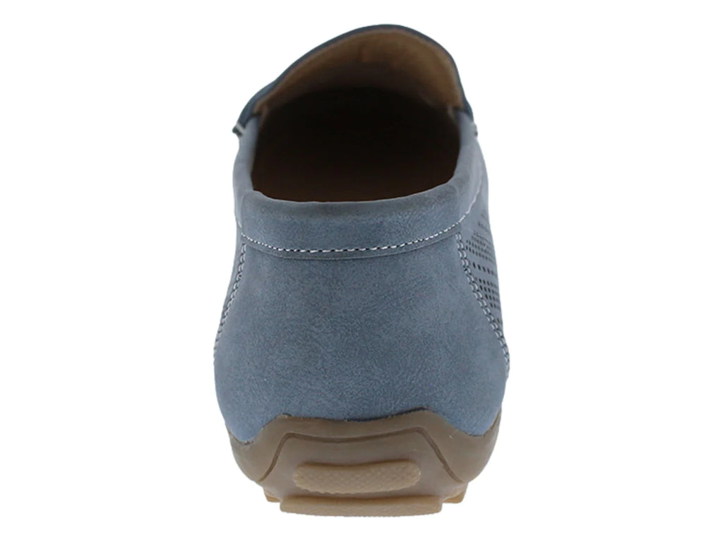 Zapatos Mocasines Comfort Fit Azul para Mujer