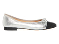 Zapatos Planos Steve Madden Plata y Negro para Mujer