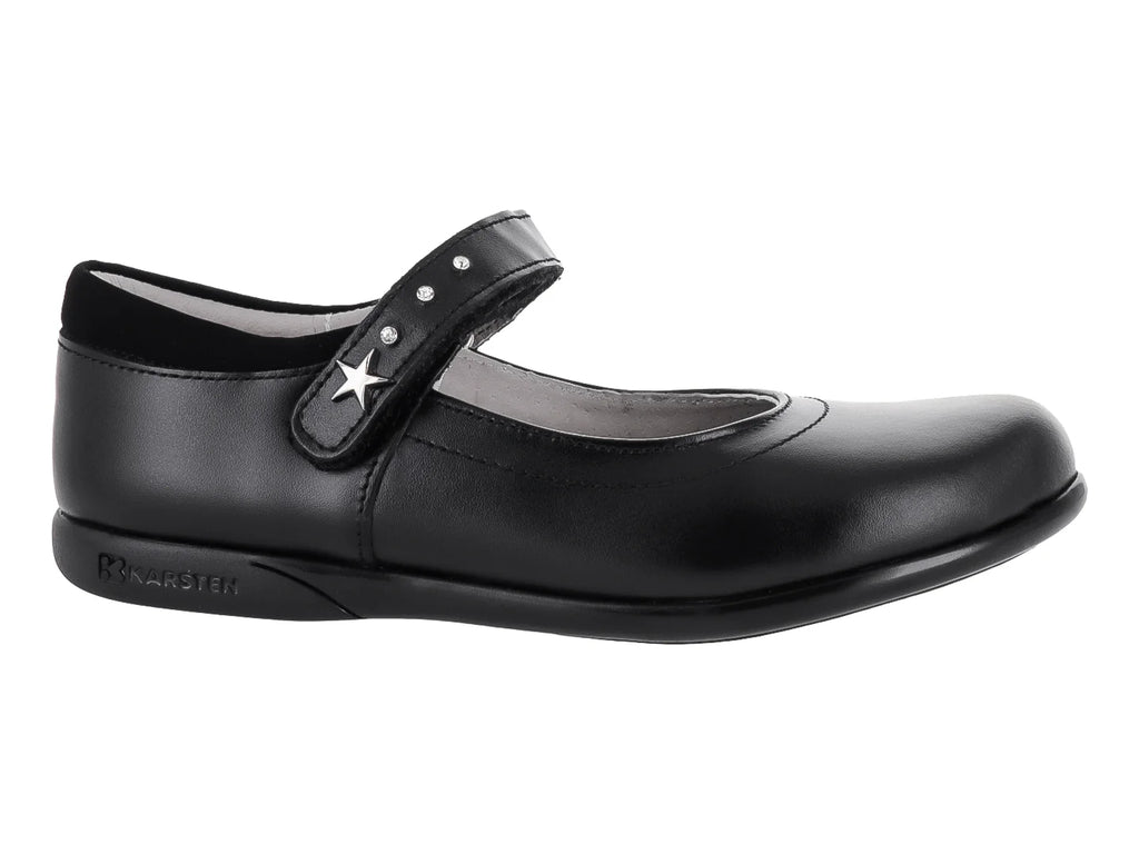 Zapatos Karsten de Piel Negros para Niña