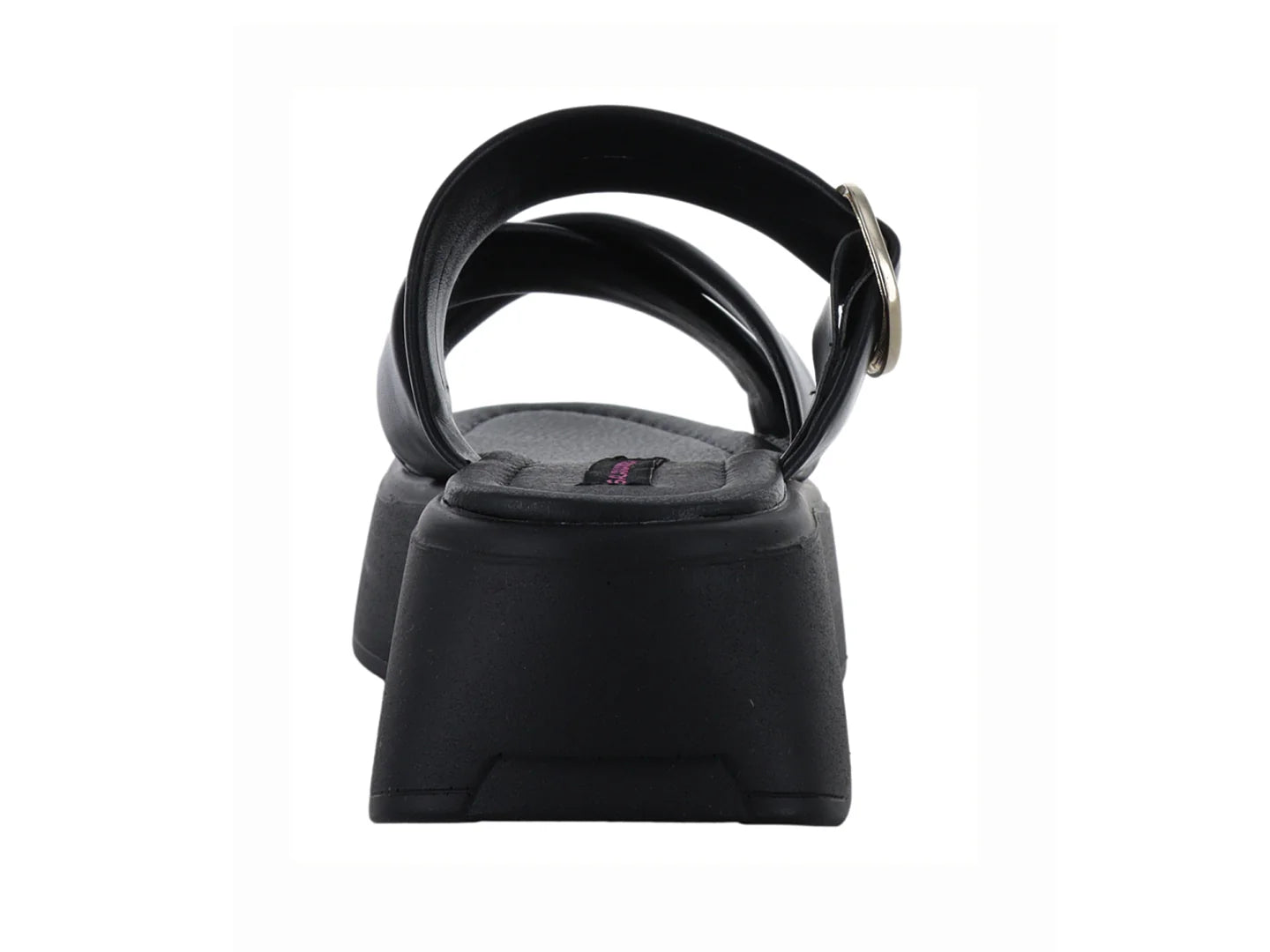 Sandalias Salamandra Negro Plataforma para Mujer