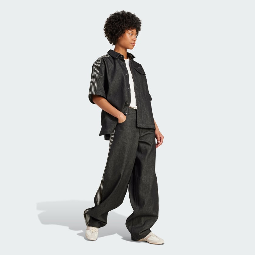 Women's adidas Premium Essentials Denim Shirt Shortsleeve