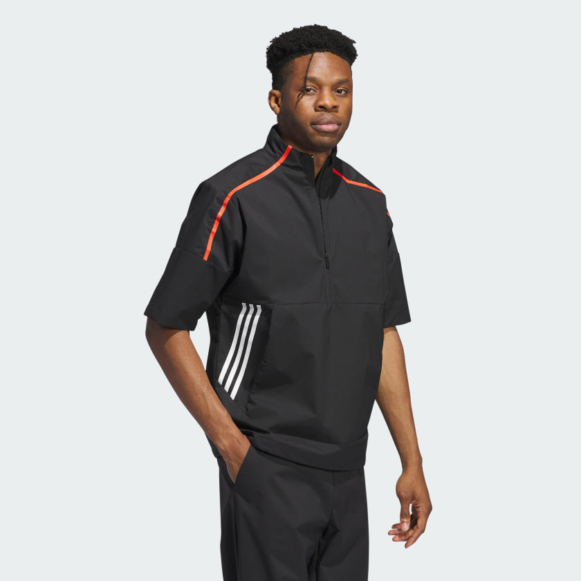 Men's adidas Core Provisional Short-Sleeve 1/2-Zip Jacket