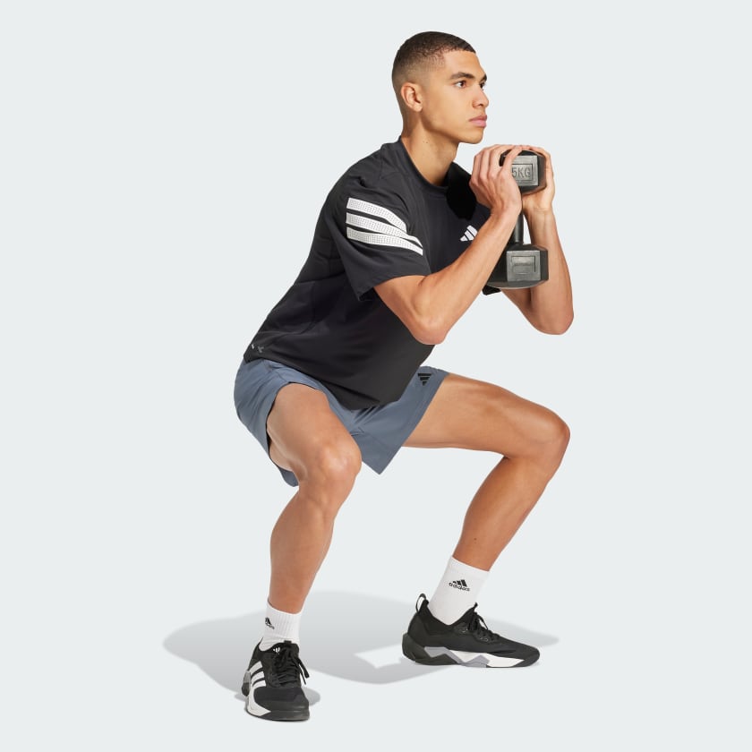 Men's adidas Gym+ 3-Stripes Woven Pump Cover