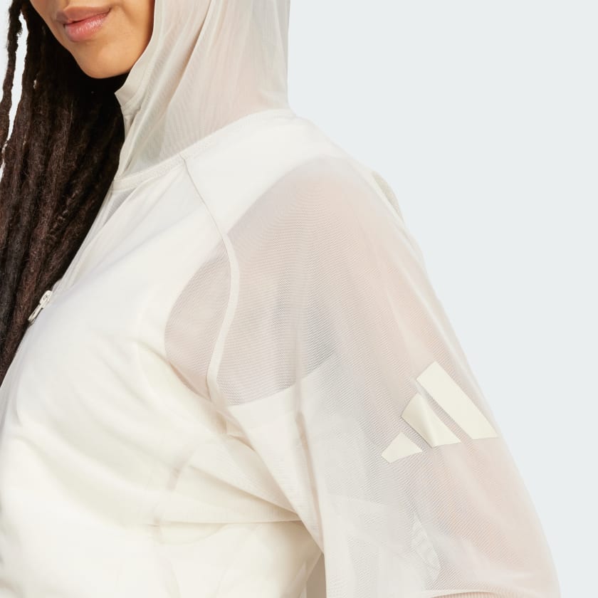 Women's adidas Soft Lux Mesh Full-Zip Hoodie