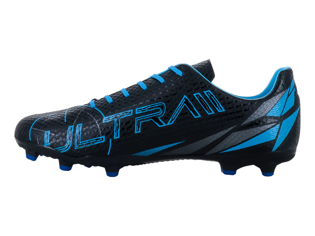 Tenis de Fútbol Furia Negro y Azul para Hombre