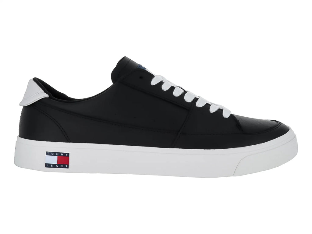Tenis Tommy Hilfiger Vulcanized Ess Negro para Hombre