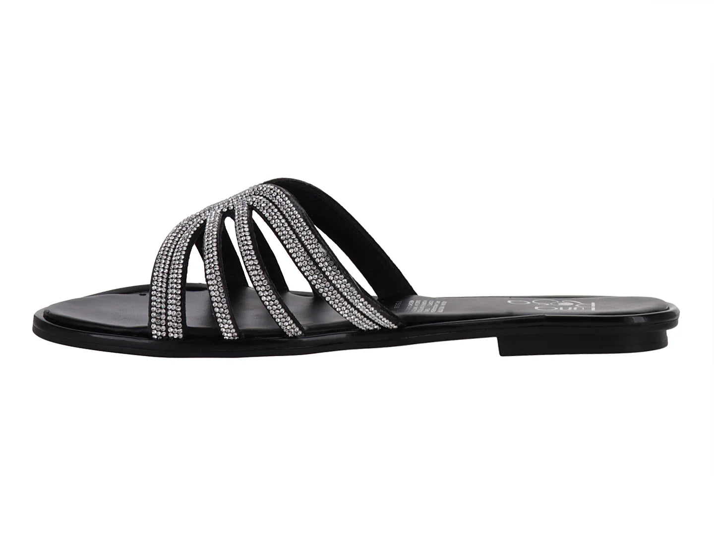 Sandalias Luna Rosa Negras para Mujer