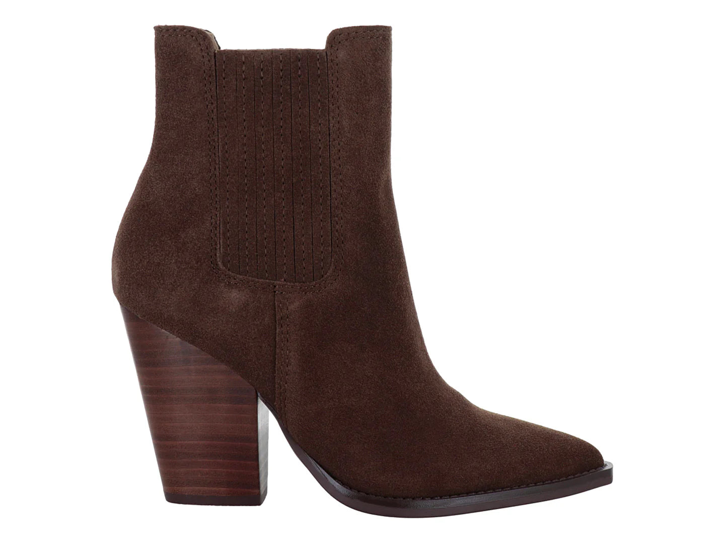 Botines Vaqueros Steve Madden Café Gamuza para Mujer