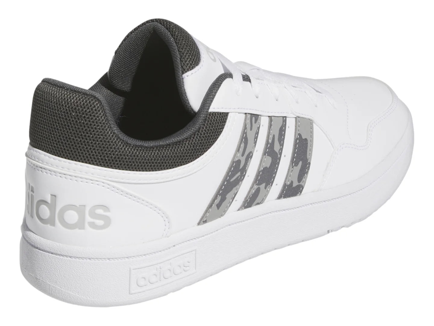 Tenis Adidas Hoops 30 Blanco y Gris para Hombre