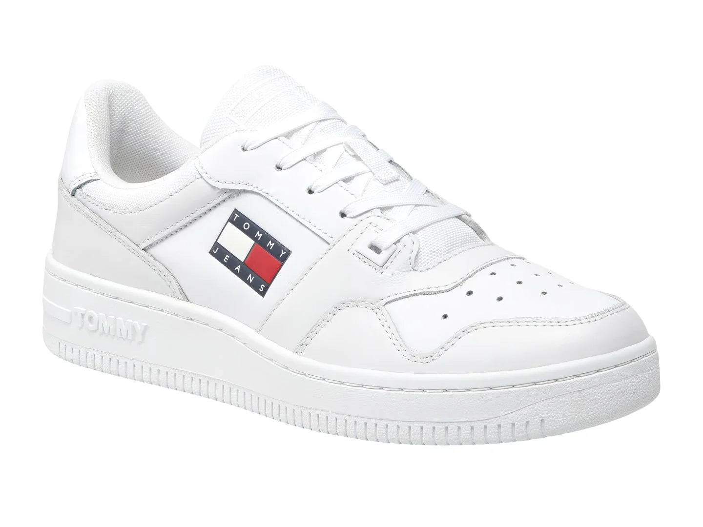 Tenis Tommy Hilfiger Retro Basket Ess Blancos para Hombre