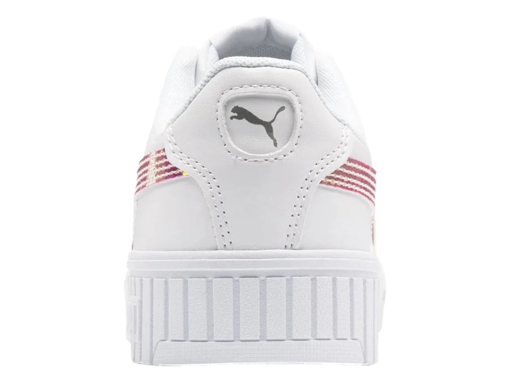 Tenis PUMA Carina 20 Holo Blanco y Plata para Niña