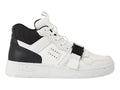 Tenis Tommy Hilfiger TJM Basket Leather Mid Blanco y Negro para Hombre