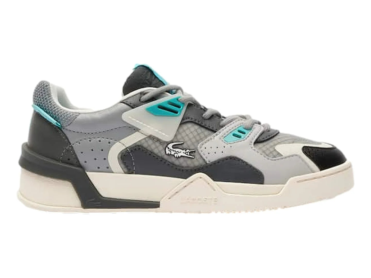 Tenis Lacoste Gris y Blanco para Mujer