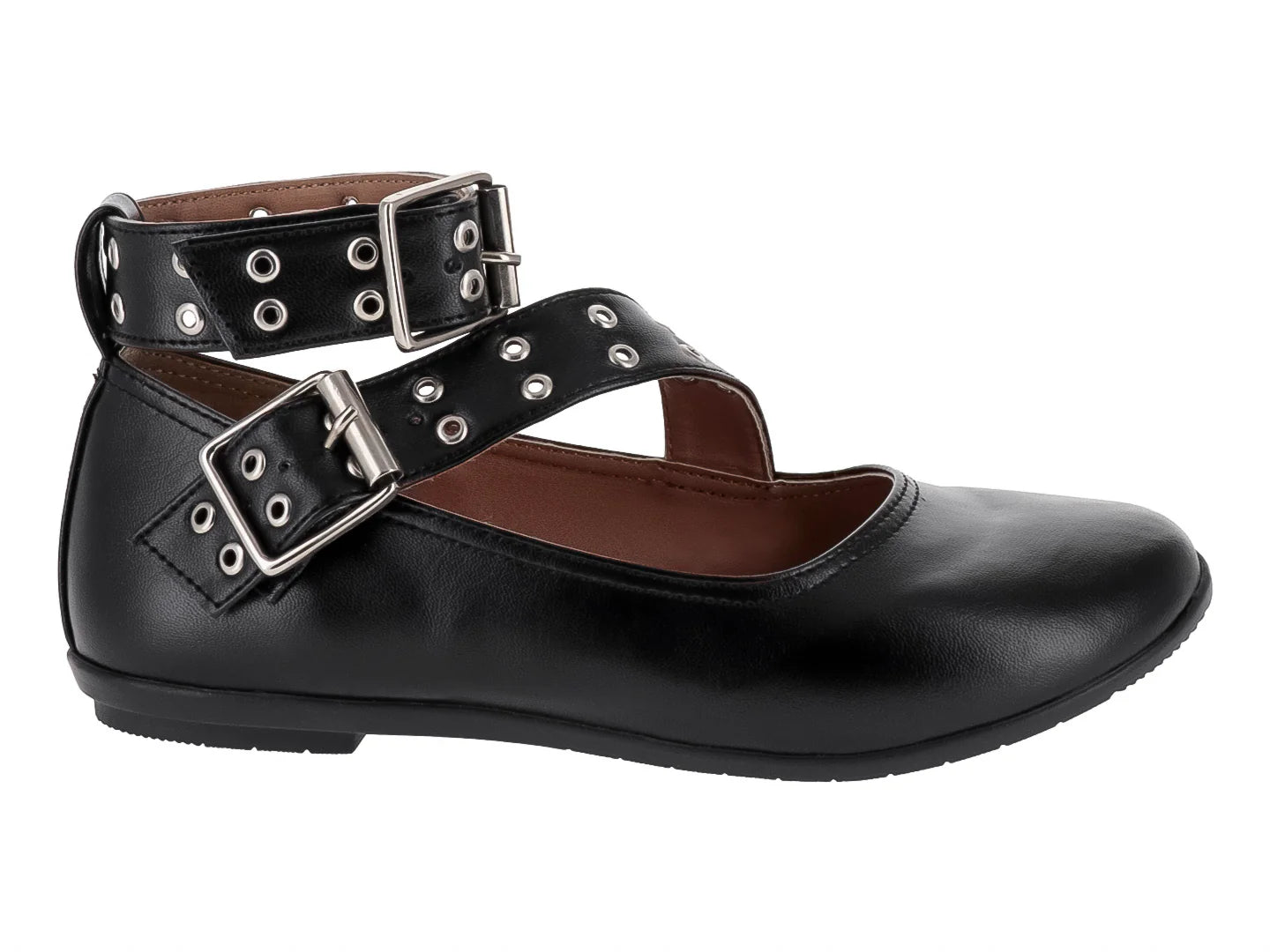 Zapatos Planos Gabriela Negros para Niña
